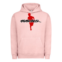 Pigment Salmon box car racer Urban Hoodie - artisFamous