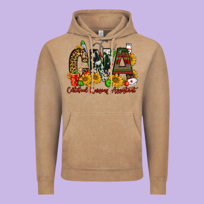 Christmas Cna Certified Nursing Assistant Vintage Hoodie Designed By Fadigitalartstudio