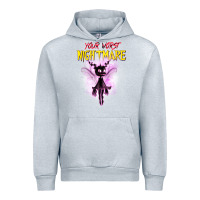 Heather Grey Your Worst Nightmare Urban Hoodie - artisFamous