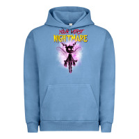 Pigment Pebble Blue Your Worst Nightmare Urban Hoodie - artisFamous