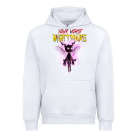 White Your Worst Nightmare Urban Hoodie - artisFamous