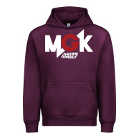Mauve Wine machine gun Urban Hoodie - artisFamous