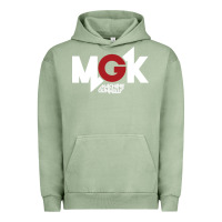 Pigment Oil Green machine gun Urban Hoodie - artisFamous