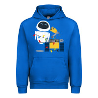 Cobalt wall e eve christmas light wrap graphic t shirt Urban Hoodie - artisFamous