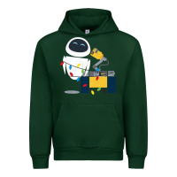 Forest Green wall e eve christmas light wrap graphic t shirt Urban Hoodie - artisFamous
