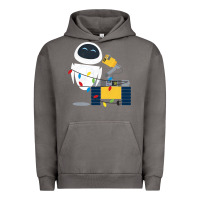 Pigment Tornado wall e eve christmas light wrap graphic t shirt Urban Hoodie - artisFamous