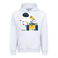 White wall e eve christmas light wrap graphic t shirt Urban Hoodie - artisFamous