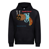 Black Double Barrel Urban Hoodie - artisFamous