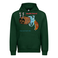 Forest Green Double Barrel Urban Hoodie - artisFamous