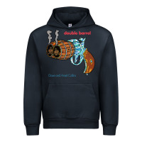Navy Double Barrel Urban Hoodie - artisFamous