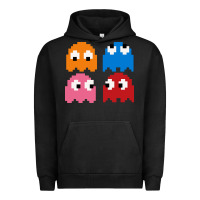 Pacman Ghosts Cool Retro 80s Urban Hoodie | Teevron