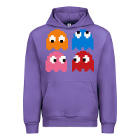 Tulip pacman ghosts cool retro 80s Urban Hoodie - artisFamous