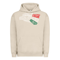 Pigment French Oak mexico flag Urban Hoodie - artisFamous
