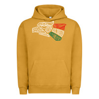 Pigment Peanut Butter mexico flag Urban Hoodie - artisFamous
