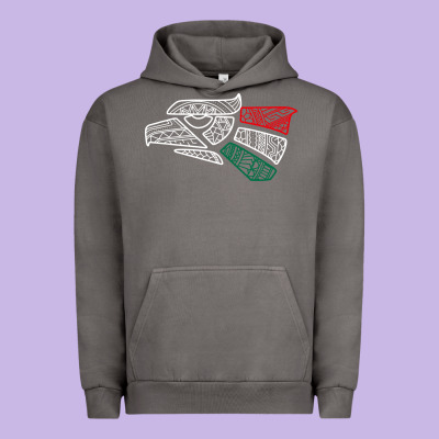 Mexico Flag Urban Hoodie Designed By Artisfamous