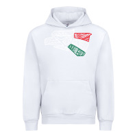 White mexico flag Urban Hoodie - artisFamous