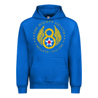 Cobalt mighty eighth   8th air force Urban Hoodie - artisFamous