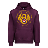Mauve Wine mighty eighth   8th air force Urban Hoodie - artisFamous