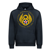 Navy mighty eighth   8th air force Urban Hoodie - artisFamous