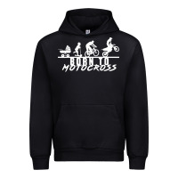 Black motocross motocicleta evolución offroad Urban Hoodie - artisFamous