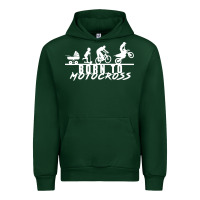 Forest Green motocross motocicleta evolución offroad Urban Hoodie - artisFamous