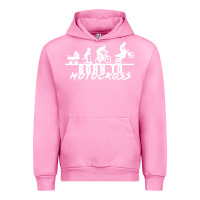 Fuchsia Pink motocross motocicleta evolución offroad Urban Hoodie - artisFamous