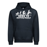 Navy motocross motocicleta evolución offroad Urban Hoodie - artisFamous