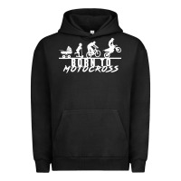 Pigment Black motocross motocicleta evolución offroad Urban Hoodie - artisFamous