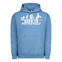 Pigment Pebble Blue motocross motocicleta evolución offroad Urban Hoodie - artisFamous