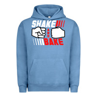 Pigment Pebble Blue shake and bake tees Urban Hoodie - artisFamous