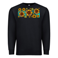 Black leopard sunflower gemstone Premium Sweatshirt - JahusDesignShop