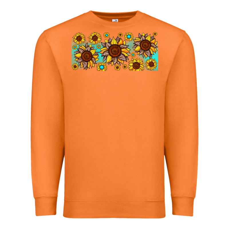 Leopard Sunflower Gemstone Premium Sweatshirt by JahusDesignShop | Teevron