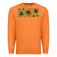 Carrot leopard sunflower gemstone Premium Sweatshirt - JahusDesignShop