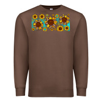 Chestnut leopard sunflower gemstone Premium Sweatshirt - JahusDesignShop