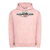 Pigment Salmon daytona speedway Urban Hoodie - artisFamous