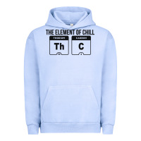 Pigment Grape Ice mens the element of chill thc marijuana joke black Urban Hoodie - artisFamous