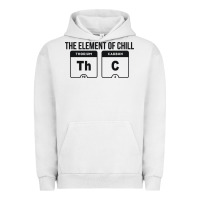 Pigment Lunar Rock mens the element of chill thc marijuana joke black Urban Hoodie - artisFamous