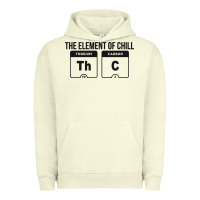 Pigment Pistachio mens the element of chill thc marijuana joke black Urban Hoodie - artisFamous