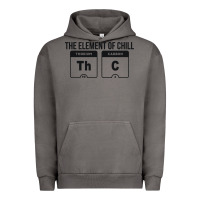 Pigment Tornado mens the element of chill thc marijuana joke black Urban Hoodie - artisFamous
