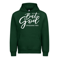 Forest Green but god imajes Urban Hoodie - artisFamous