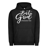Pigment Black but god imajes Urban Hoodie - artisFamous