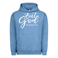 Pigment Pebble Blue but god imajes Urban Hoodie - artisFamous