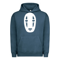 Pigment Midnight Navy noface spirited away halloween Urban Hoodie - artisFamous