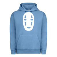 Pigment Pebble Blue noface spirited away halloween Urban Hoodie - artisFamous