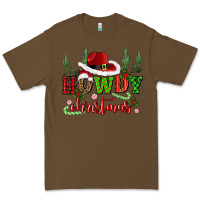Cacao howdy christmas cowboy hat Premium Tee - CowGirlArtShop