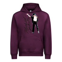 Mauve Wine Michael Jackson Urban Hoodie - artisFamous