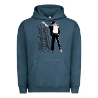 Pigment Midnight Navy Michael Jackson Urban Hoodie - artisFamous