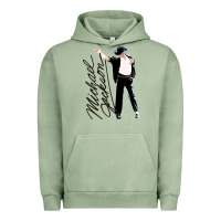 Pigment Oil Green Michael Jackson Urban Hoodie - artisFamous