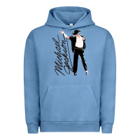 Pigment Pebble Blue Michael Jackson Urban Hoodie - artisFamous