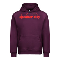 Mauve Wine speaker city Urban Hoodie - artisFamous